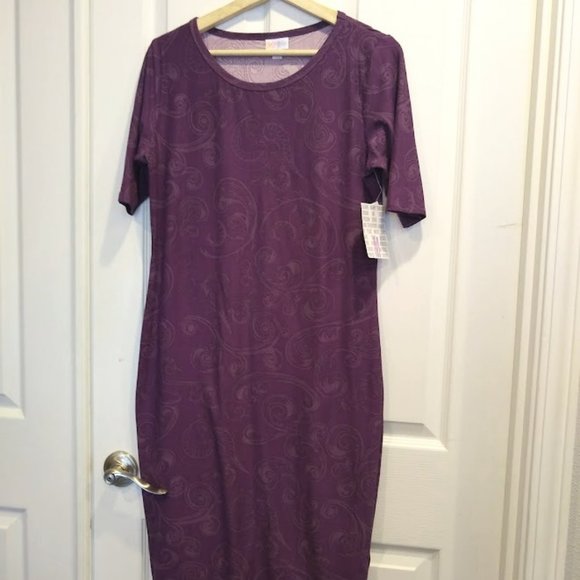 NWT LuLaRoe Julia Dress size Medium - Picture 4 of 4